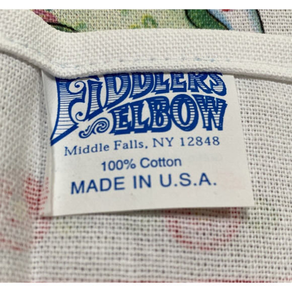 NWOT Mary Engelbreit Christmas Santa Tea Kitchen Towel 100% Cotton Made in USA - Picture 4 of 7